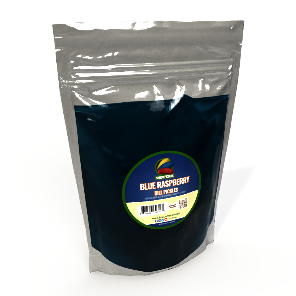 Snoco Pickles: (Snack Bag) Blue Raspberry